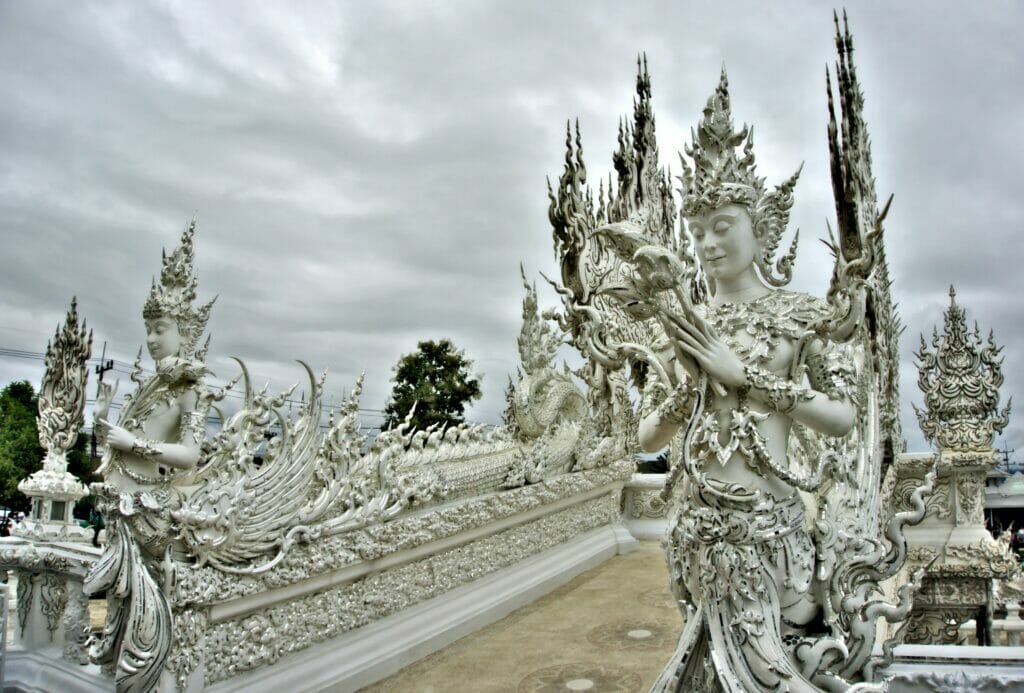 Le temple blanc ou White Temple à Chiang Rai