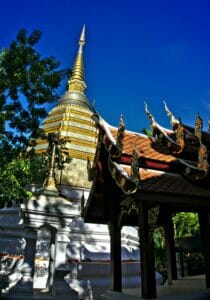 Wat Phra Kaew temple in Chiang Rai