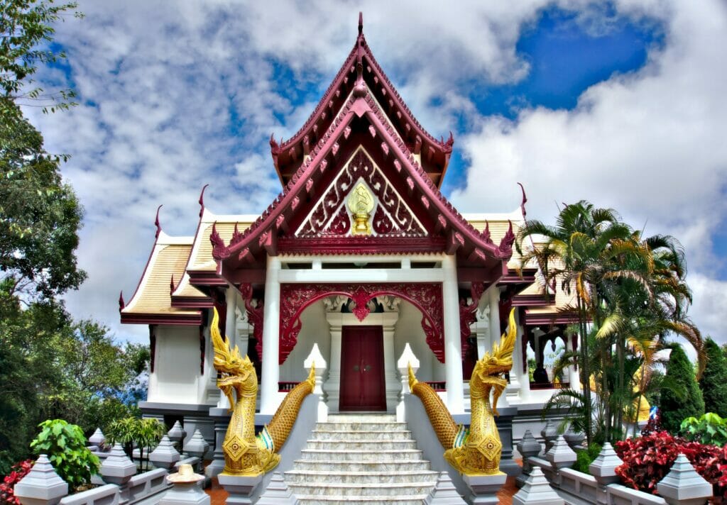 Phra Borommathat Chedi temple in Chiang Rai
