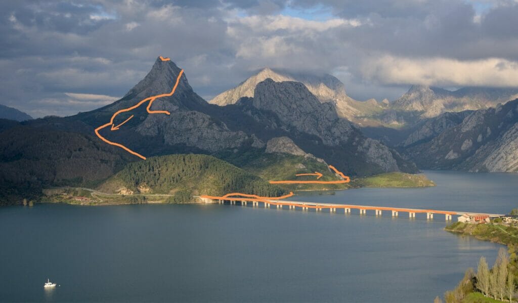 itinéraire de la rando du Pico Gilbo