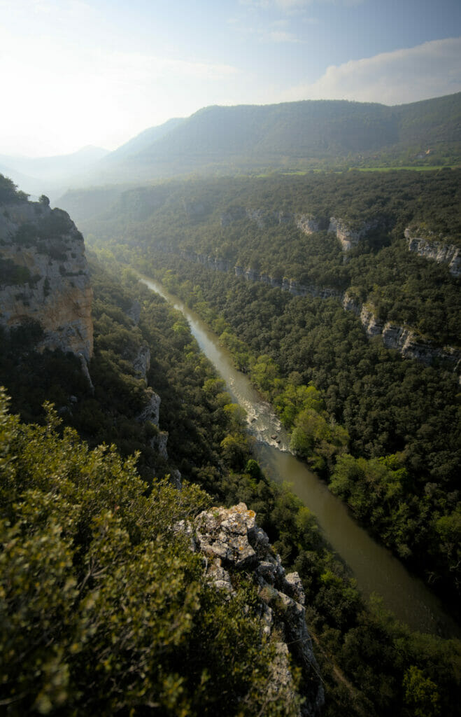 point de vue sur l'ebre