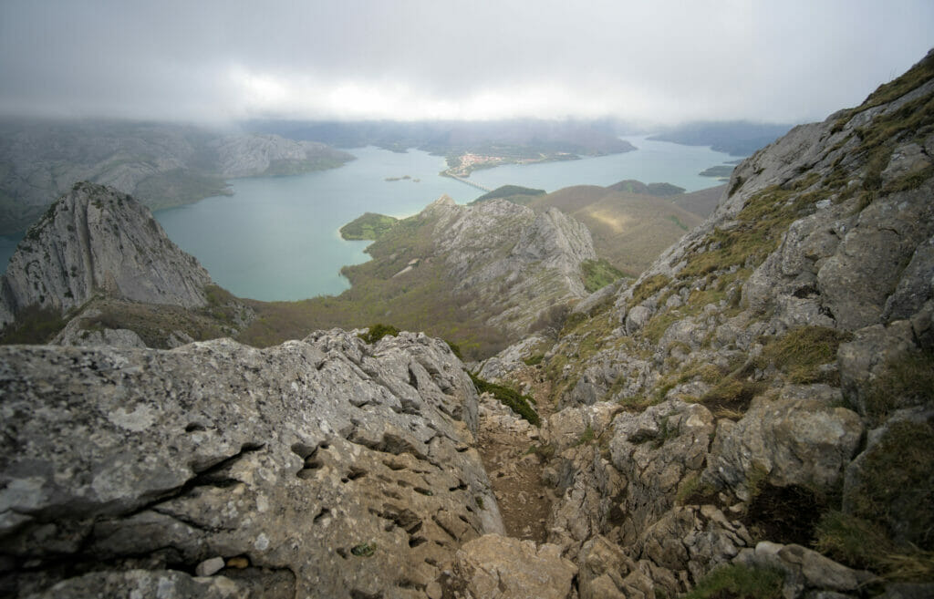 l'endroit le plus pentu de la montée au Pico Gilbo