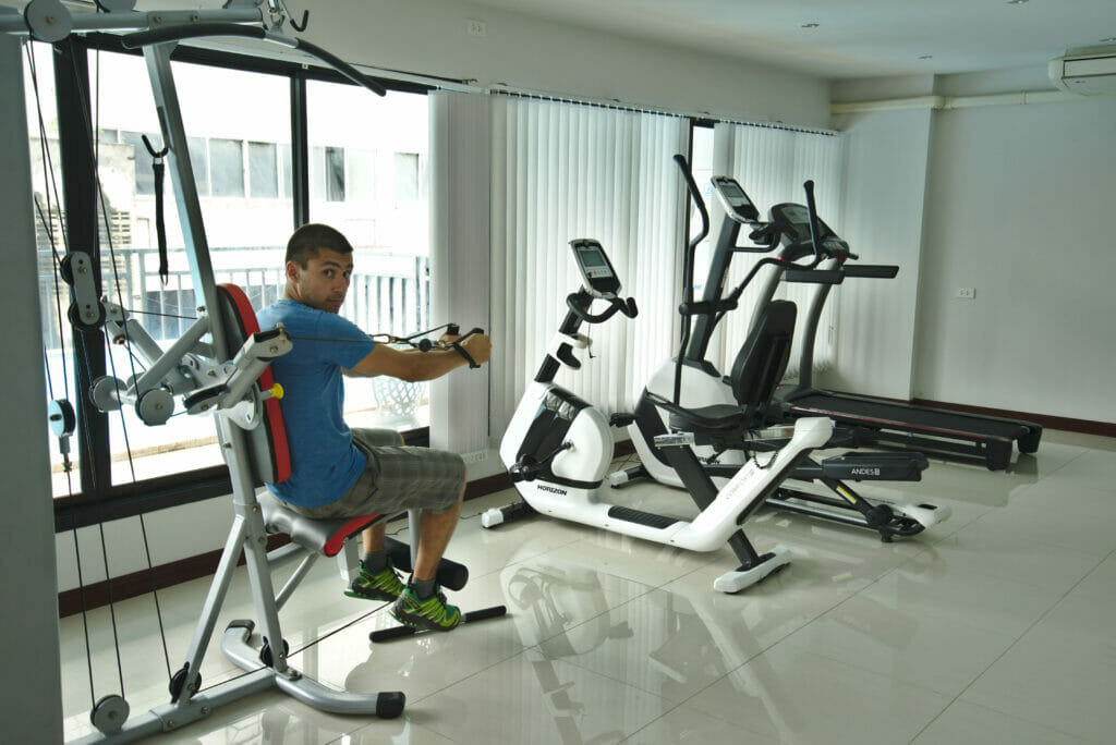 Fitness in a condo in Chiang Mai