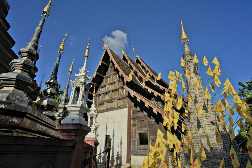 Temple à Chiang Mai en Thaïlande