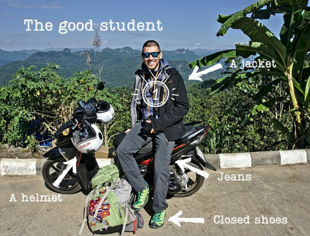 on ne rigole pas avec la sécurité the right scooter equipment in Thailand