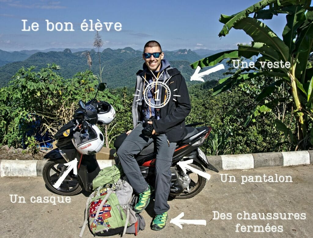 Le bon équipement à scooter en Thaïlande