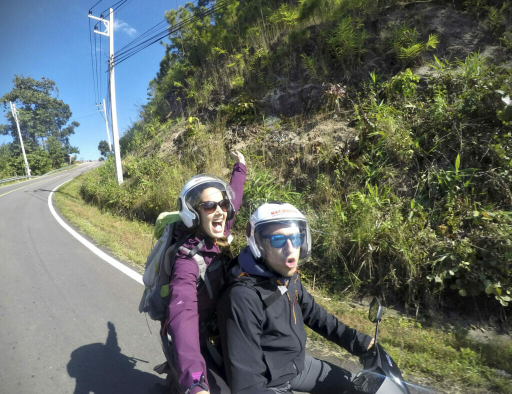 Boucle Mae Hong Son scooter