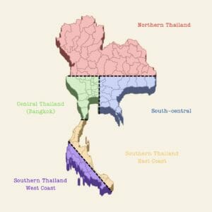 Map of Thailand