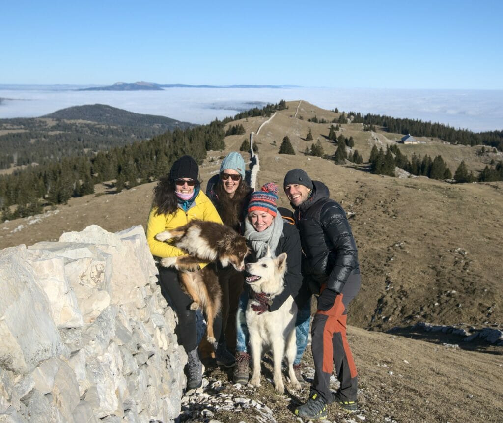 sur les crêtes du Jura