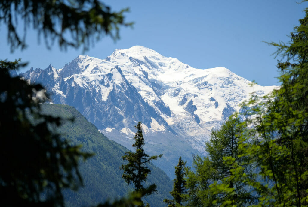 vue mont blanc