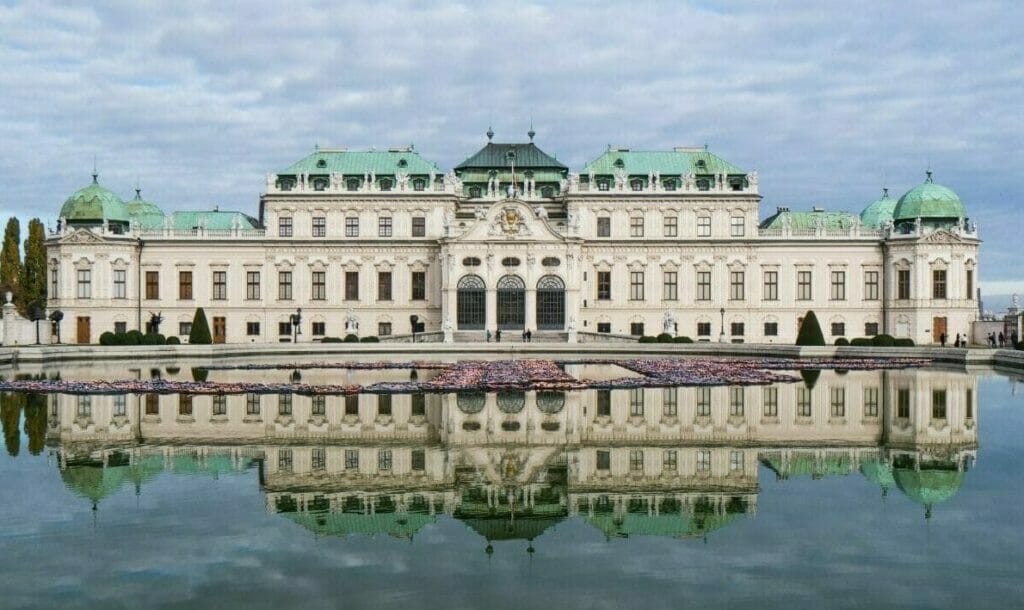 The Belvedere Palace in Vienna, Austria