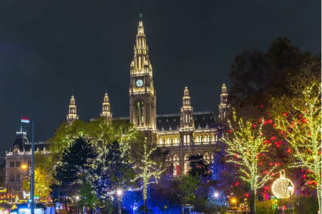 Christmas market in the Rathaus