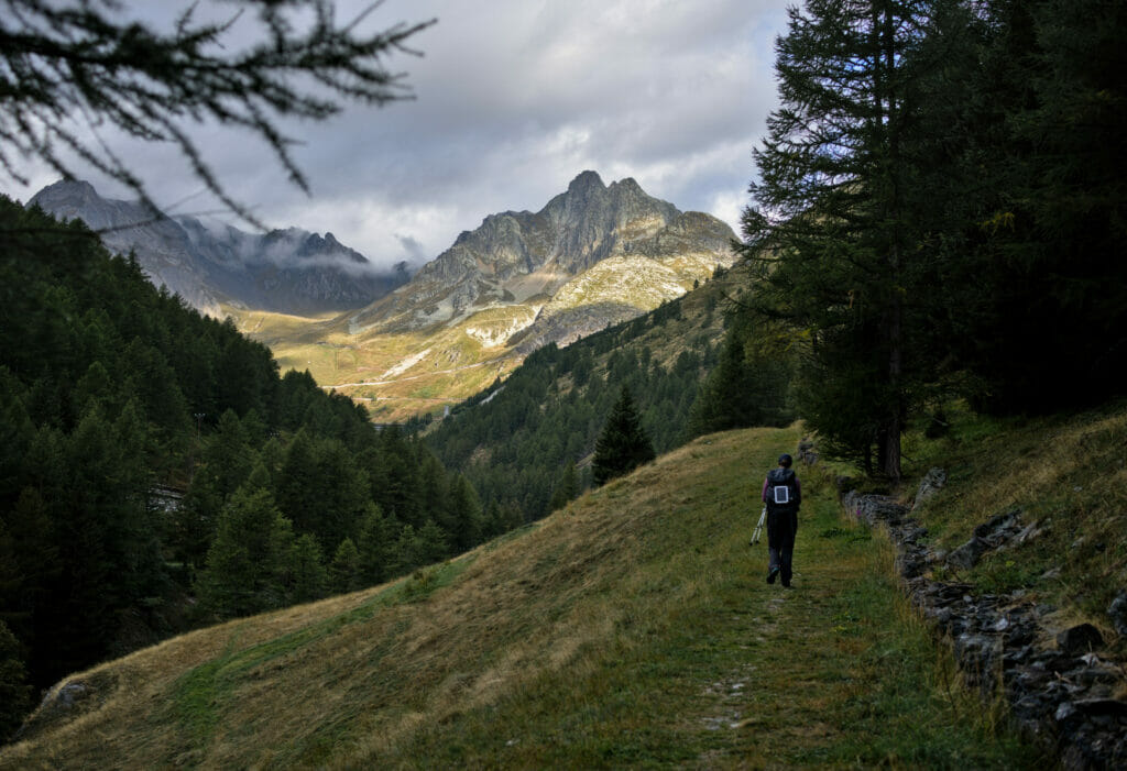 montée au col du gd st bernard