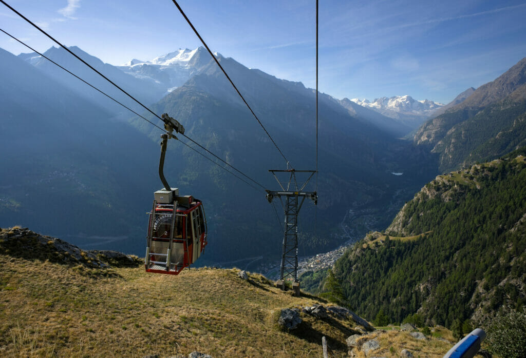 la télécabine de Jungen