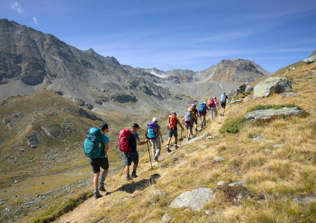 montée dans la Jungtal