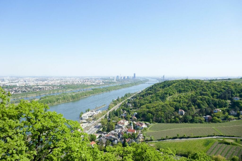 Vue depuis le Kahlenberg à Vienne