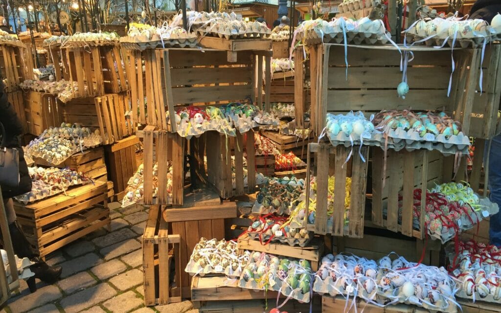 oeufs marché de Pâques à Vienne