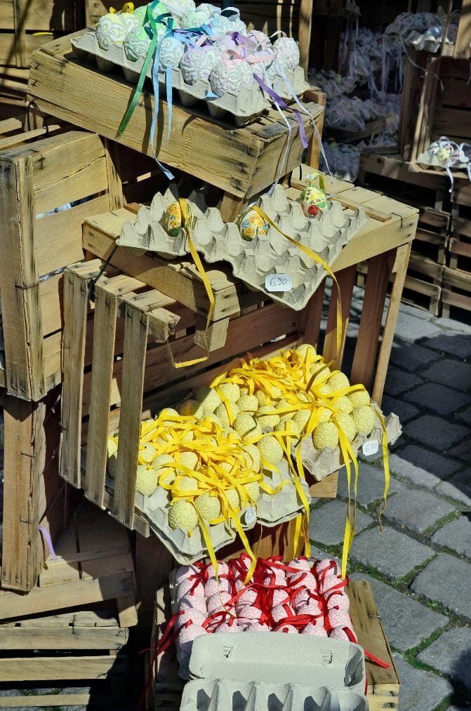 oeufs marché de Pâques à Vienne