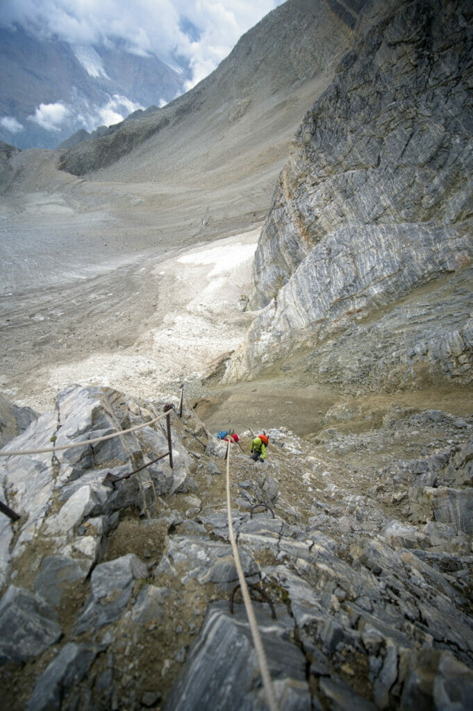 schöllijoch après l'échelle