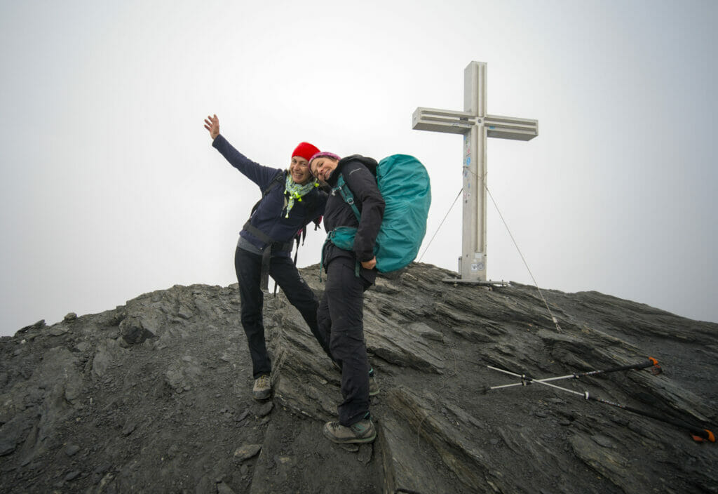 au sommet du Barrhorn