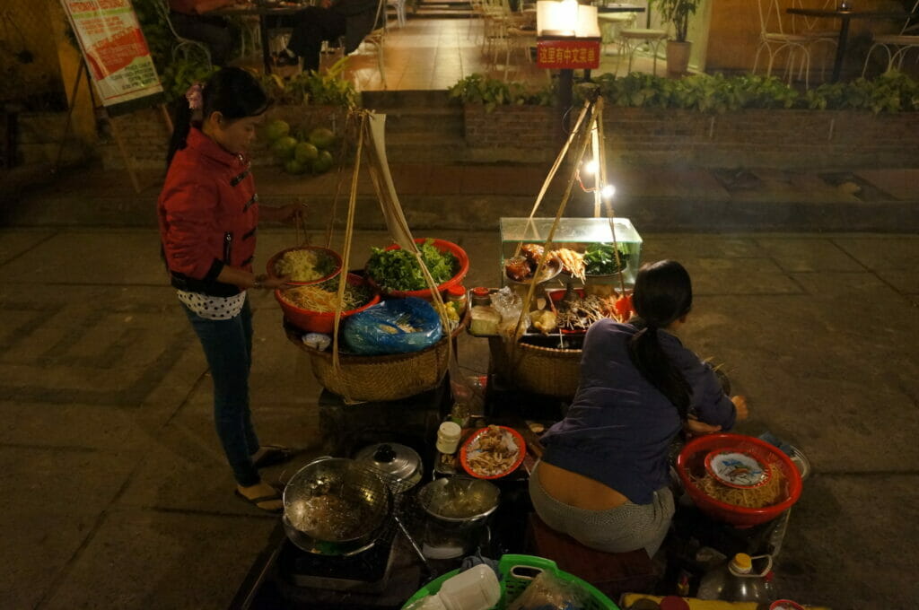 marché et street food à Hoi An