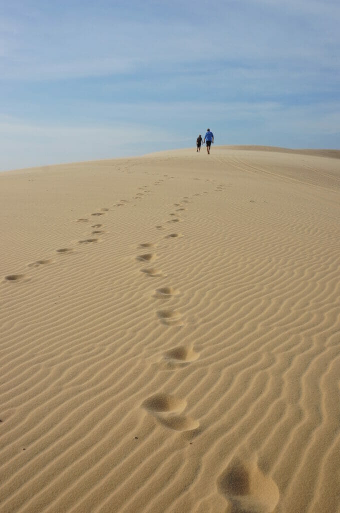 dune de sable blanc Mui Ne