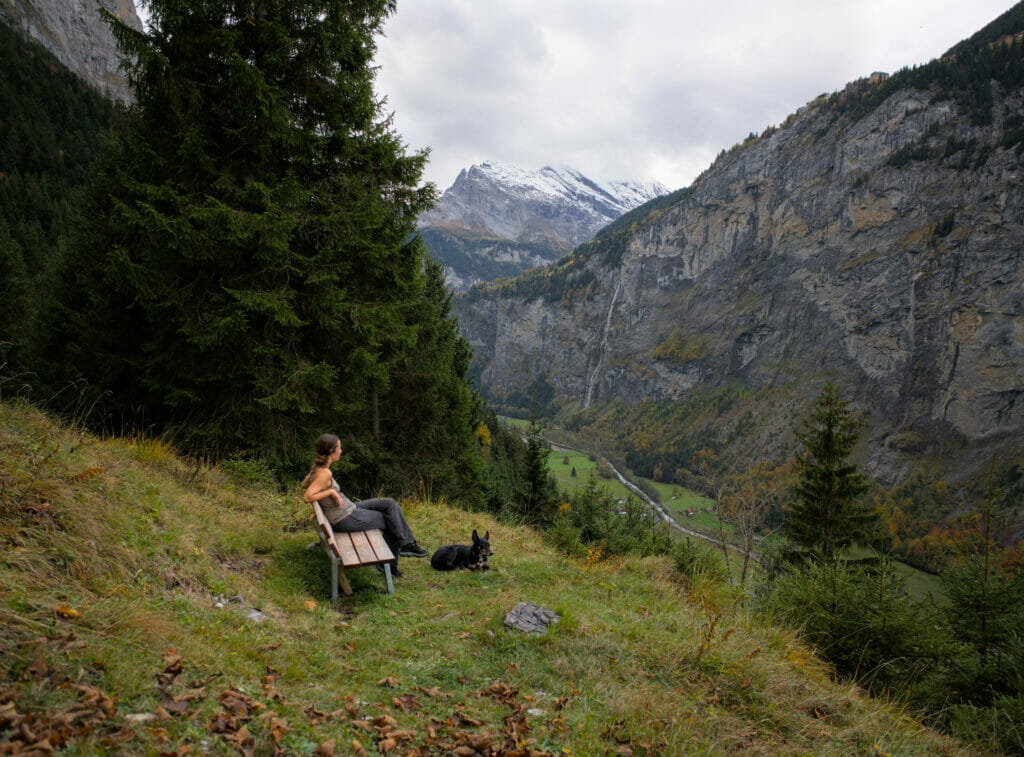 banc avec vue