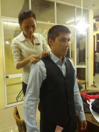 suit fitting in vietnam