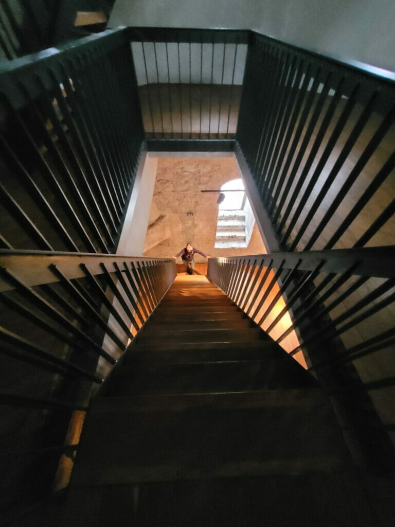 escalier château