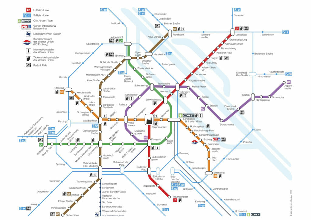 carte metro vienne