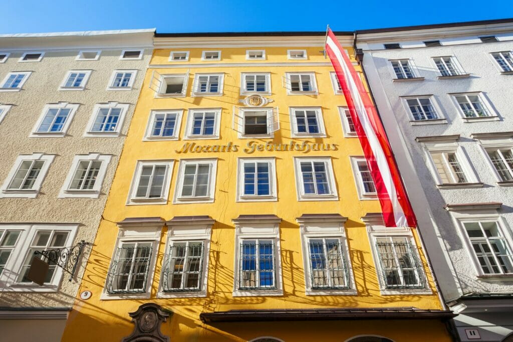 maison de mozart Salzbourg, Autriche