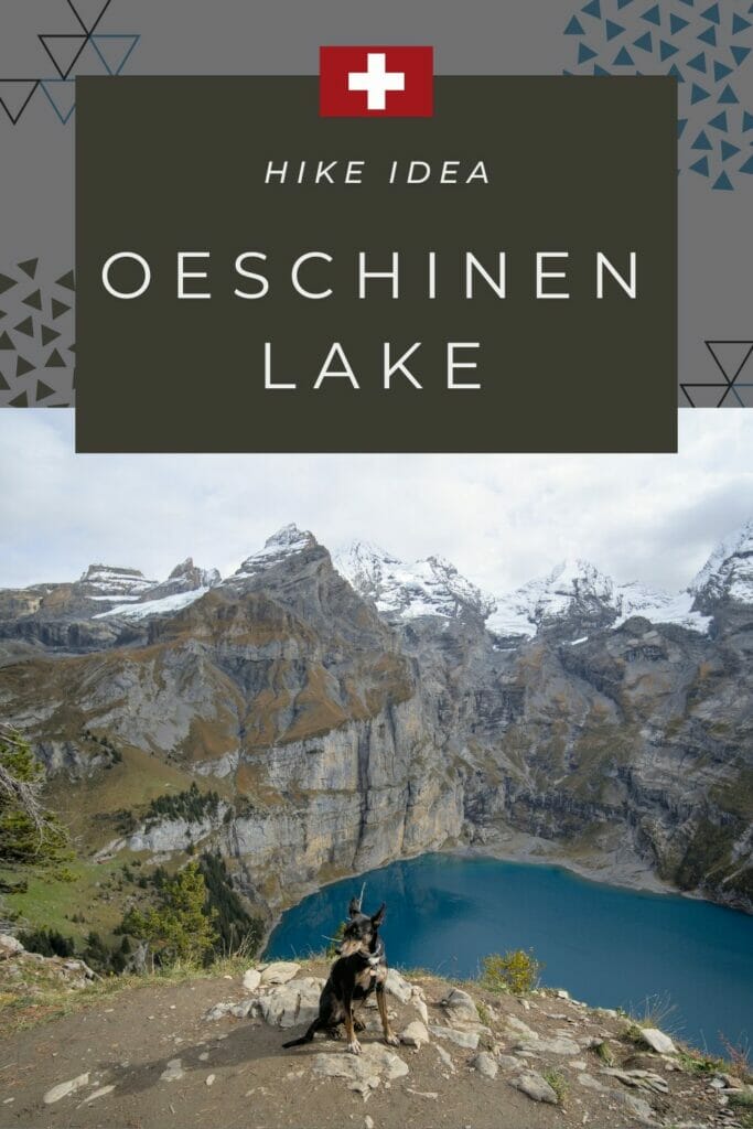 Oeschinen lake in Kandersteg