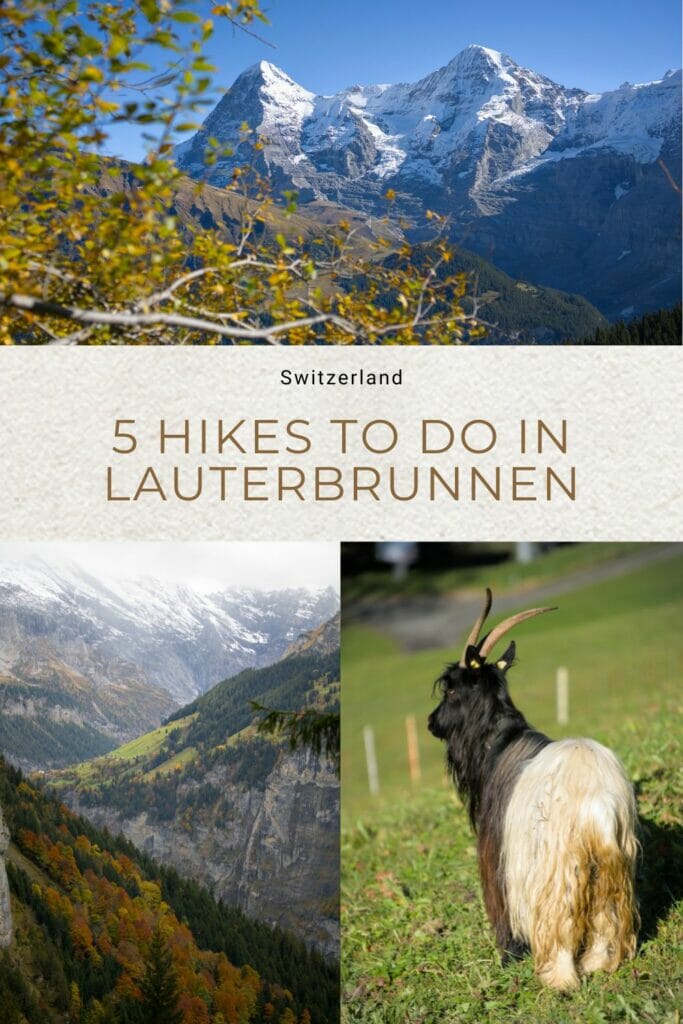 hikes in Lauterbrunnen