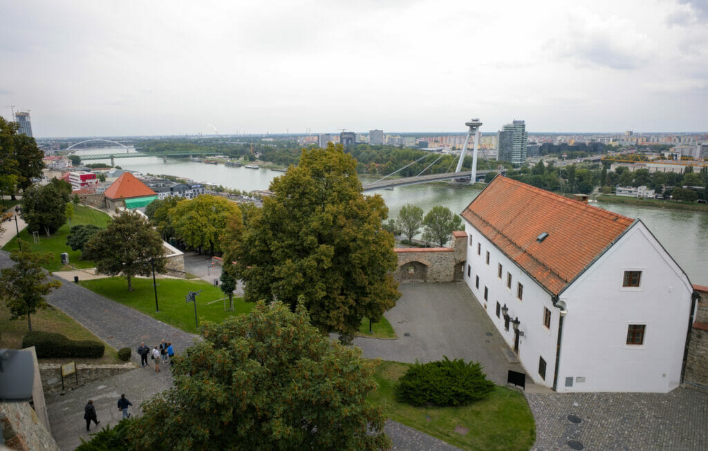 vue château bratislava