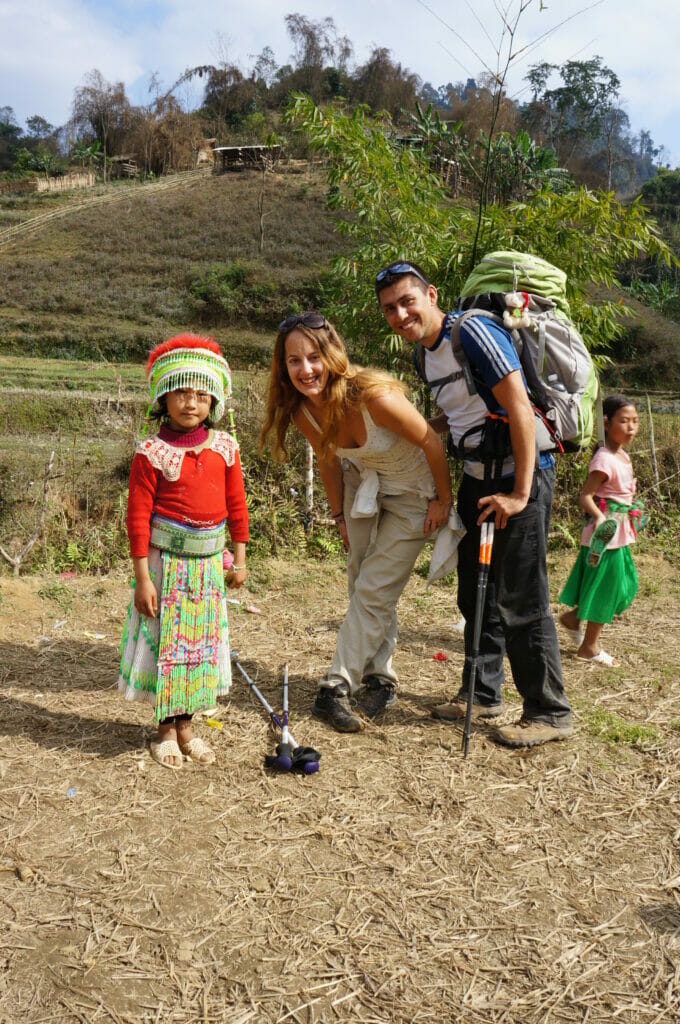 dans un village autour de Ba Be