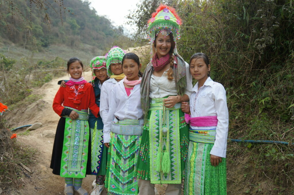 tenues traditionnelles du nord du Vietnam