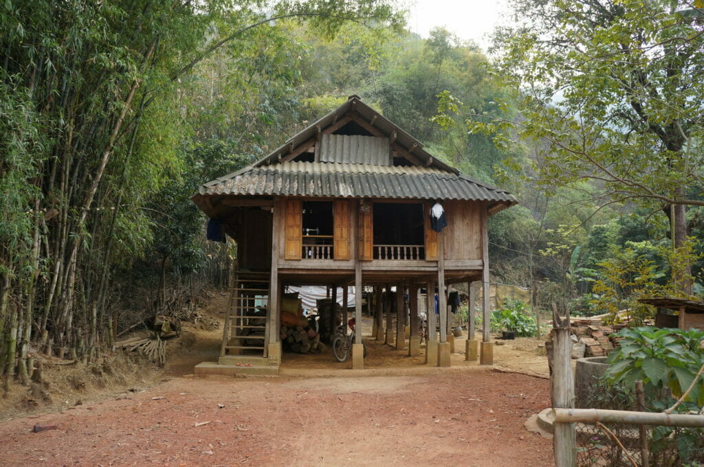 maison sur pilotis à mai chau