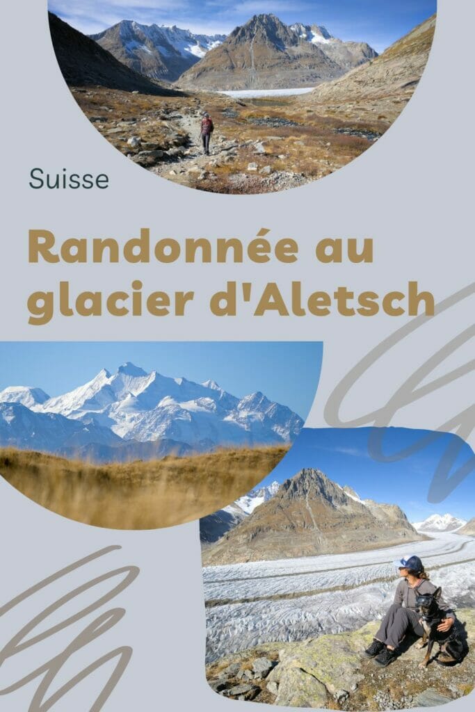 randonner au glacier d'Aletsch