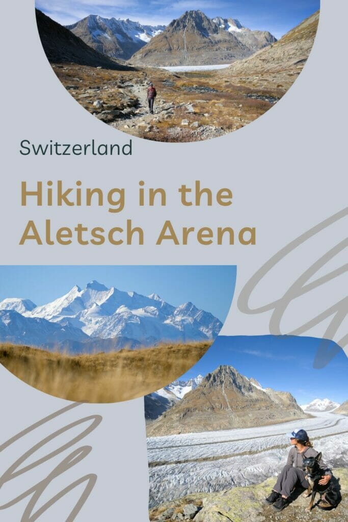Hiking Aletsch glacier