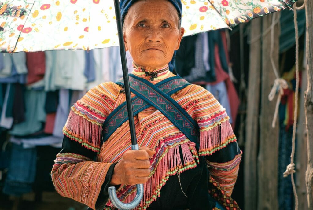 le marché des minorités ethniques de Bac Ha au nord du Vietnam