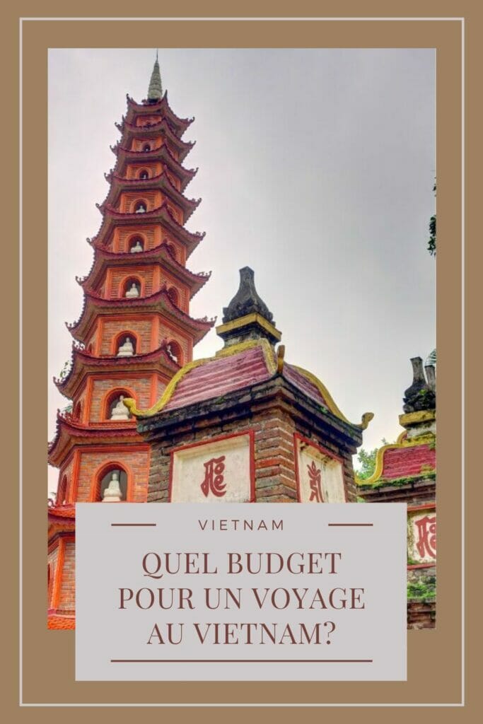 budget pour un voyage au vietnam