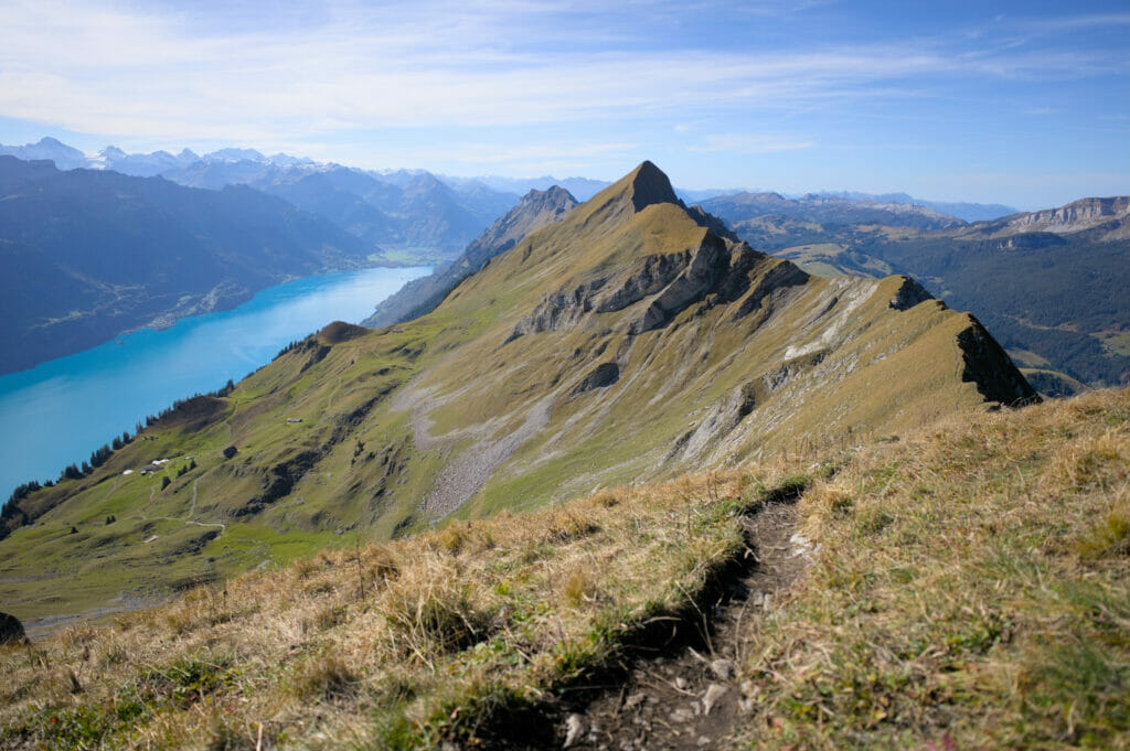 vue lac brienz crête