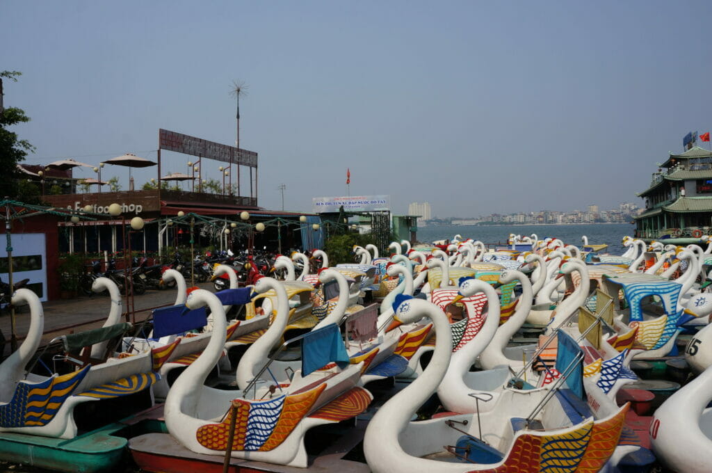 lac de l'ouest à Hanoi, Vietnam