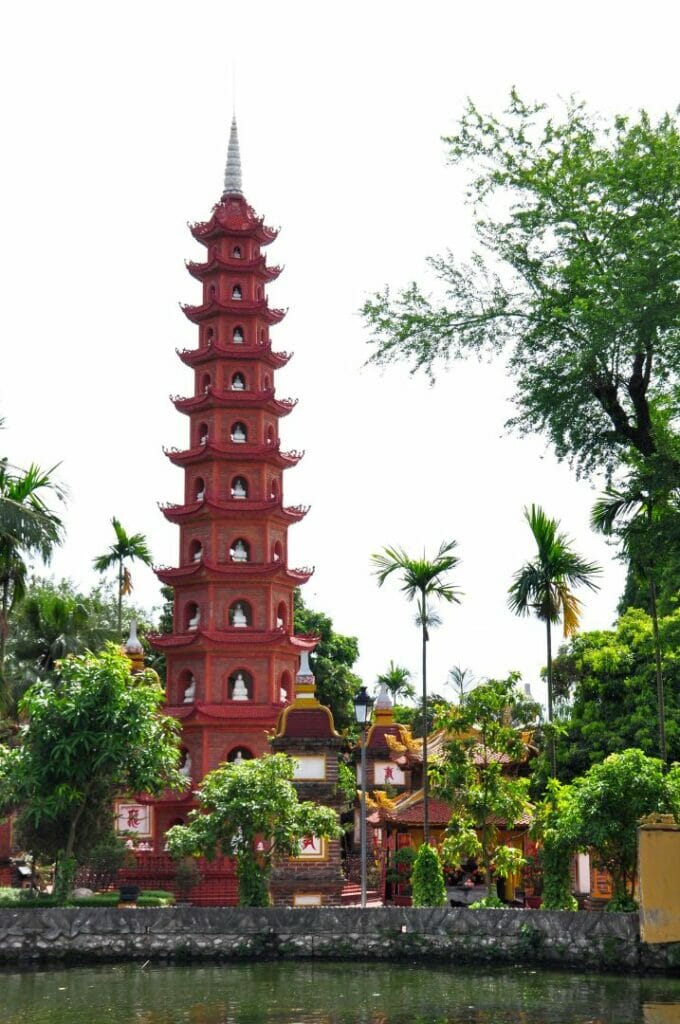 la pagode Tran Quoc à Hanoi