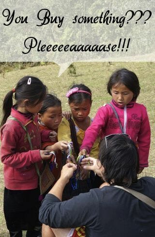 Hmong children in Sa Pa