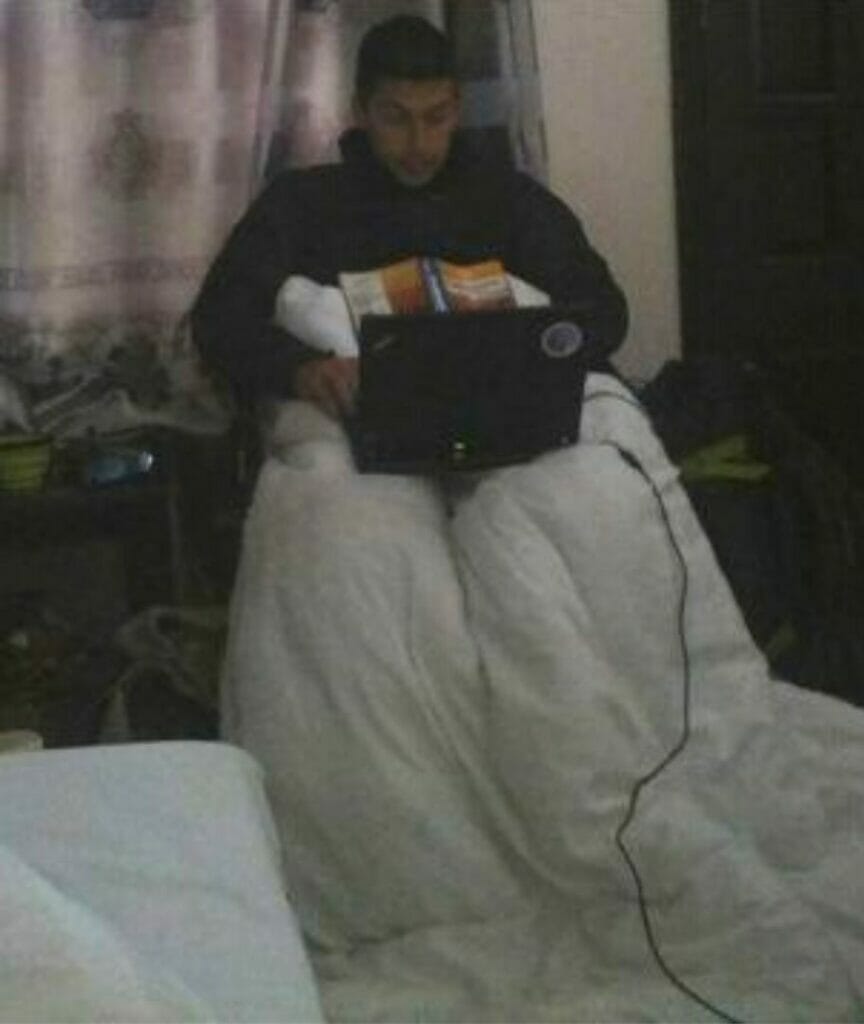 En mode bibendem au boulot le froid à sa pa