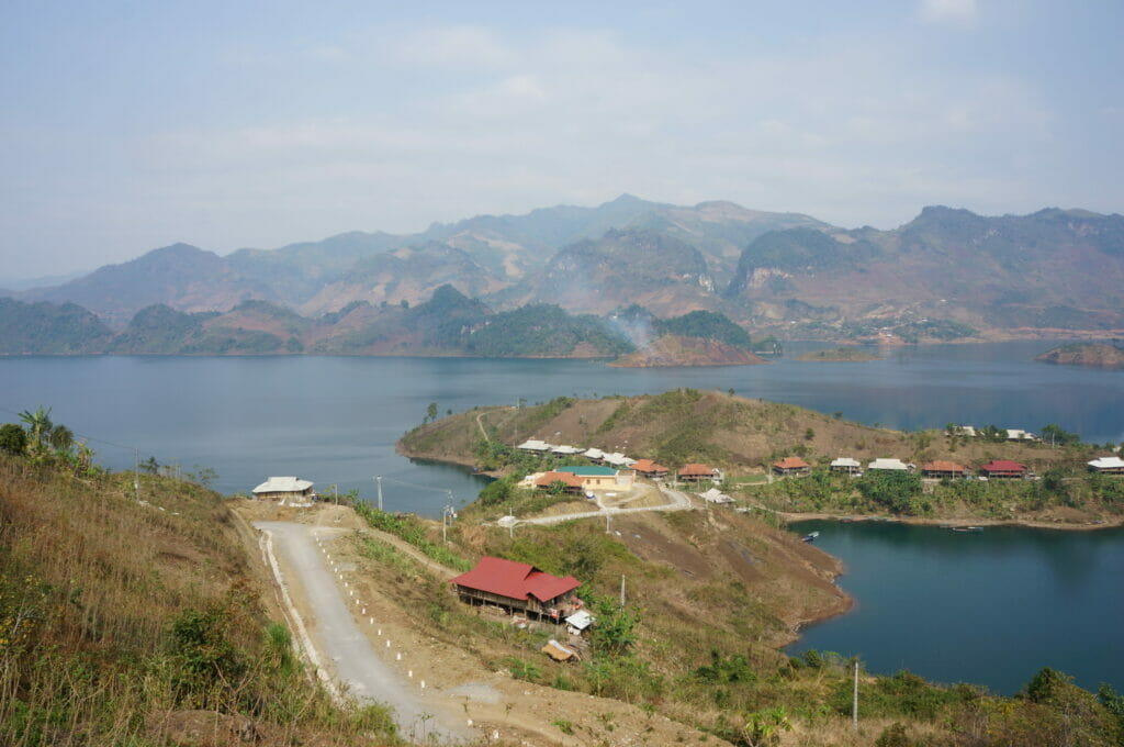 Sur la route autour de Dien Bien Phu