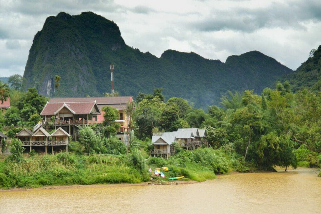 Muang Ngoi Neua village in northern Laos