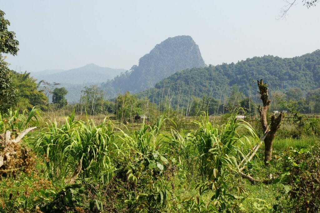 le village de Muang Ngoi Neua au nord du laos