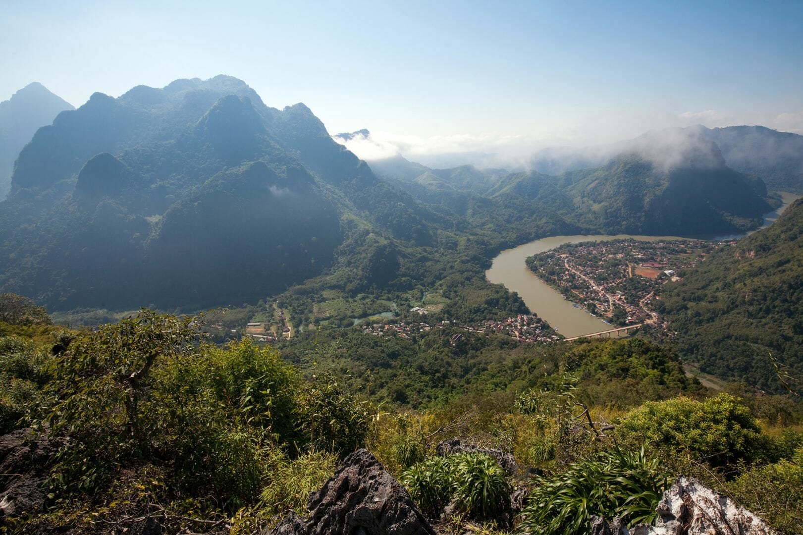 vue depuis Pha Daeng Nong khiaw